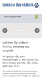 Mobile Screenshot of loekkendyreklinik.dk